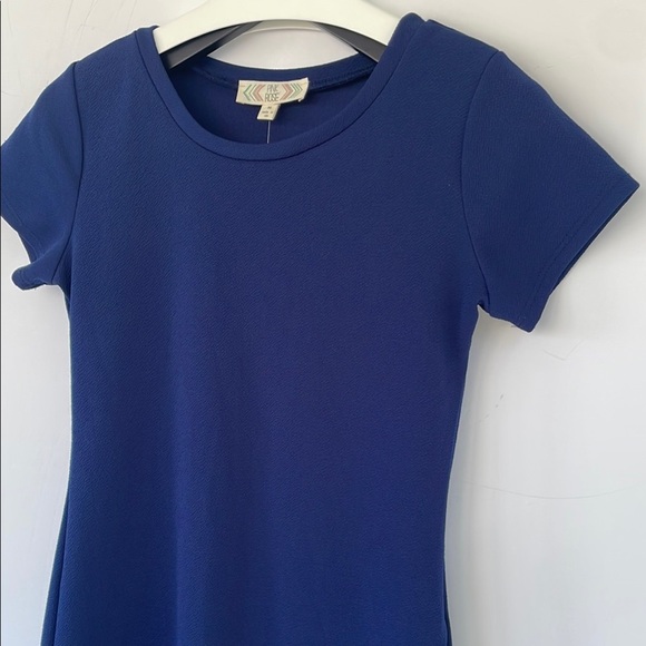 Pink Rose Blue Casual Sheath Dress Medium - Picture 5 of 12